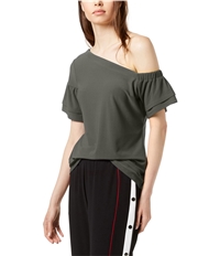 Bar Iii Womens Tiered One Shoulder Blouse