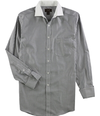 Tasso Elba Mens Stripe Button Up Dress Shirt, TW1