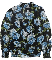 Alfani Womens Floral Pullover Blouse, TW15