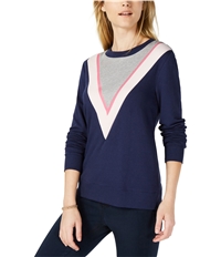 Maison Jules Womens Colorblock Sweatshirt