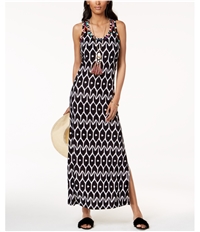 I-N-C Womens Ikat Print Maxi Dress