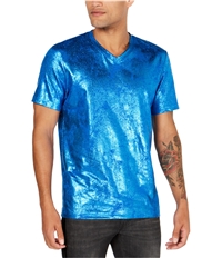 I-N-C Mens Foil Coated Embellished T-Shirt
