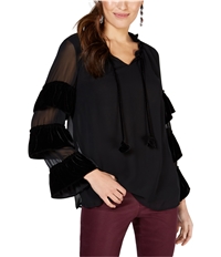 Style & Co. Womens Velvet Illusion Pullover Blouse, TW2