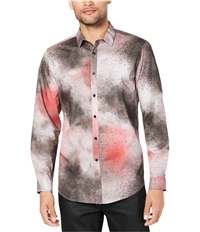 I-N-C Mens Spray Paint Button Up Shirt
