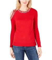 I-N-C Womens Embellished Pullover Sweater, TW5