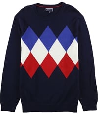 Club Room Mens Exploded Argly Pullover Sweater