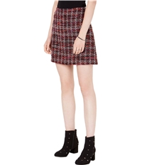 Maison Jules Womens Tweed Mini Skirt