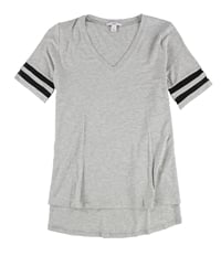 Bar Iii Womens Illusion Varsity Basic T-Shirt