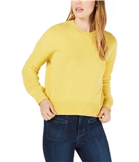 Maison Jules Womens Ribbed Sleeve Pullover Sweater