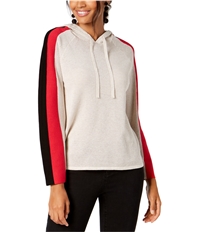 I-N-C Womens Colorblocked Hoodie Sweatshirt