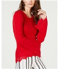 I-N-C Womens Lace Trim Pullover Sweater, TW2