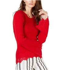 I-N-C Womens Lace Bell-Sleeve Knit Sweater