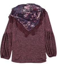 Style & Co. Womens Scarf Pullover Blouse, TW1