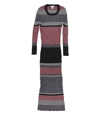 Bar Iii Womens Striped Sweater Dress, TW4