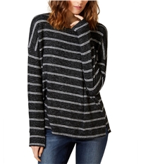 I-N-C Womens Long Sleeved Striped Pullover Sweater