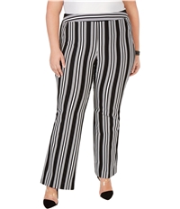 I-N-C Womens Striped Ponte Casual Trouser Pants, TW1