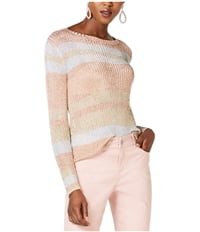 I-N-C Womens Metallic Pullover Sweater, TW1