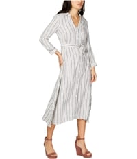 I-N-C Womens Striped Shirt Dress