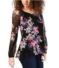 I-N-C Womens Ruffled Pullover Blouse, TW2