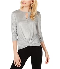 I-N-C Womens Twist-Front Cutout Pullover Blouse