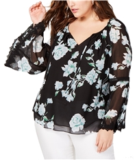 I-N-C Womens Floral Pullover Blouse, TW3