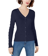 Maison Jules Womens Ribbed Cardigan Sweater, TW2