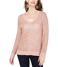 I-N-C Womens Pointelle Pullover Sweater, TW1