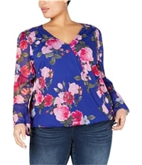 I-N-C Womens Surplice Pullover Blouse, TW5