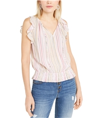 I-N-C Womens Stripe Sleeveless Blouse Top, TW2