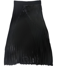 Alfani Womens Mixed-Media A-Line Pleated Skirt
