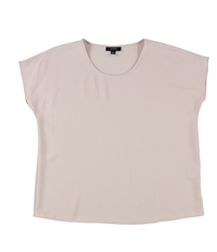 Alfani Womens Solid Scoop Neck Basic T-Shirt