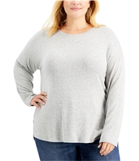 Style & Co. Womens Heathered Pullover Sweater