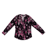 I-N-C Womens Floral Pullover Blouse, TW9