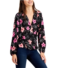 I-N-C Womens Floral Pullover Blouse, TW10