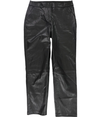 Alfani Womens Faux-Leather Casual Trouser Pants, TW4
