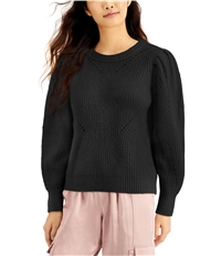 I-N-C Womens Volume-Sleeve Pullover Sweater