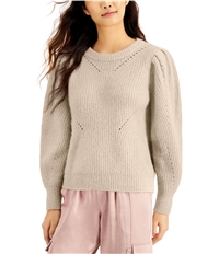 I-N-C Womens Volume-Sleeve Pullover Sweater