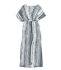 Bar Iii Womens Stripes & Stripes Maxi Dress