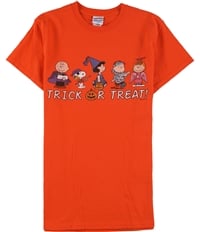 Junk Food Mens Peanuts Trick Or Treat Graphic T-Shirt