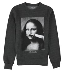 Elevenparis Mens Mona Mustache Sweatshirt
