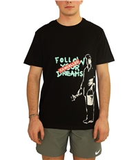 Elevenparis Mens Follow Your Dreams Graphic T-Shirt, TW3