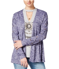 Self E Womens Lace-Up Cardigan Sweater, TW2