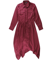 Ralph Lauren Womens Satin A-Line Dress
