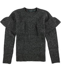 Ralph Lauren Womens Ruffle Sleeve Pullover Sweater, TW2