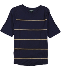 Ralph Lauren Womens Reggie Knit Beaded Embellished T-Shirt