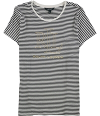 Ralph Lauren Womens Stripe Graphic T-Shirt