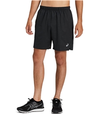 Asics Mens 2 In 1 Athletic Workout Shorts