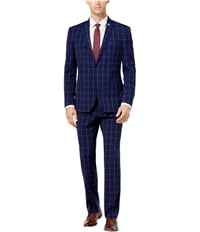 Nick Graham Mens Slim-Fit Stretch Two Button Formal Suit, TW2