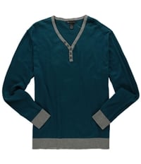 I-N-C Mens Henley Pullover Sweater, TW2