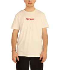 Elevenparis Mens Fake News Graphic T-Shirt